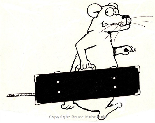 08 -Rat with guitar case- Rational Records Artwork